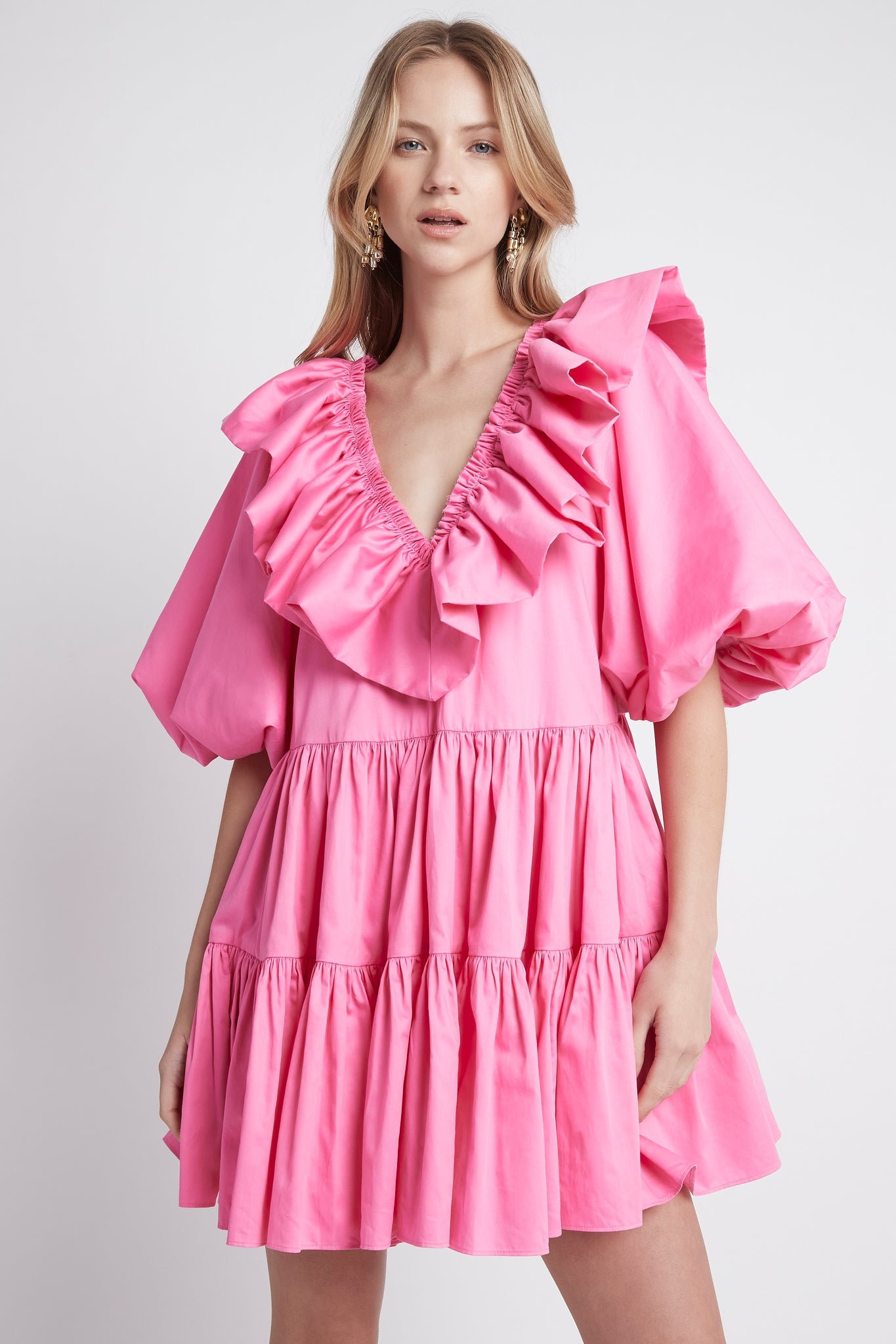 Solstice Ruffle Tiered Smock Dress ...